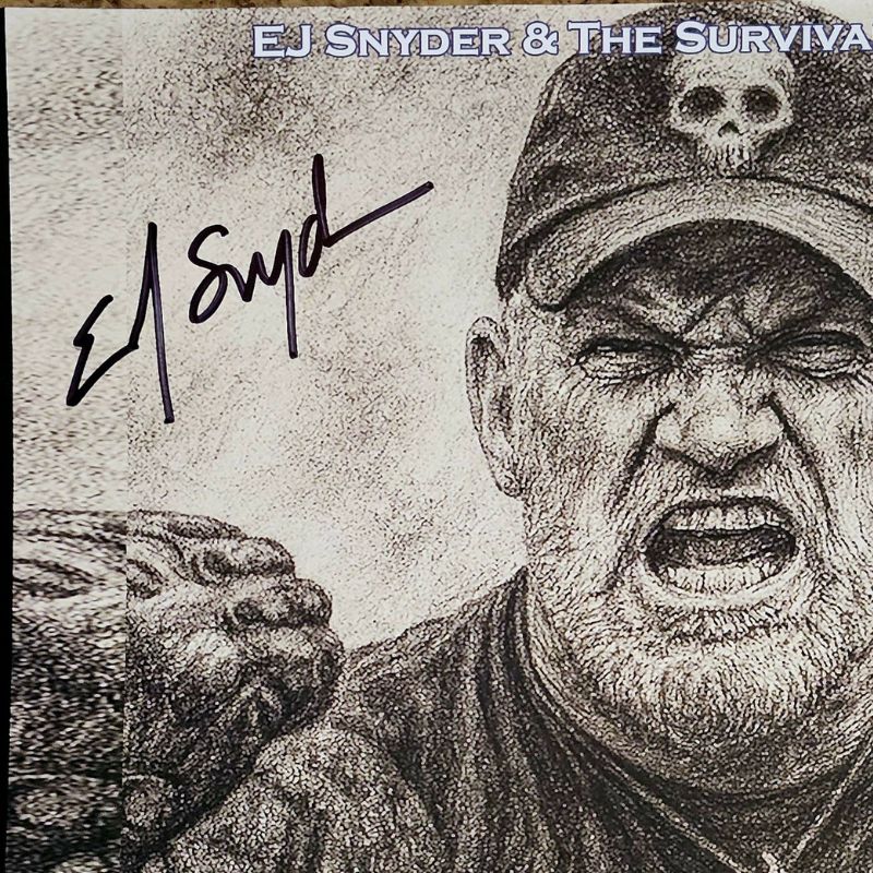 EJ Snyder "Die Trying" Autographed Poster