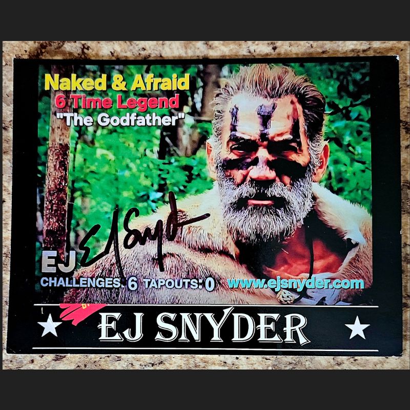 EJ Snyder 4x6 Autograph Card