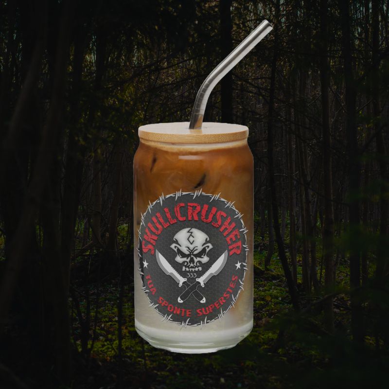 Skullcrusher Can-Shaped Glass
