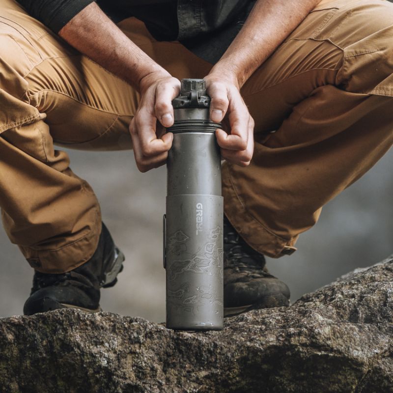 GRAYL 24oz GeoPress® Ti+ and Cook Lid